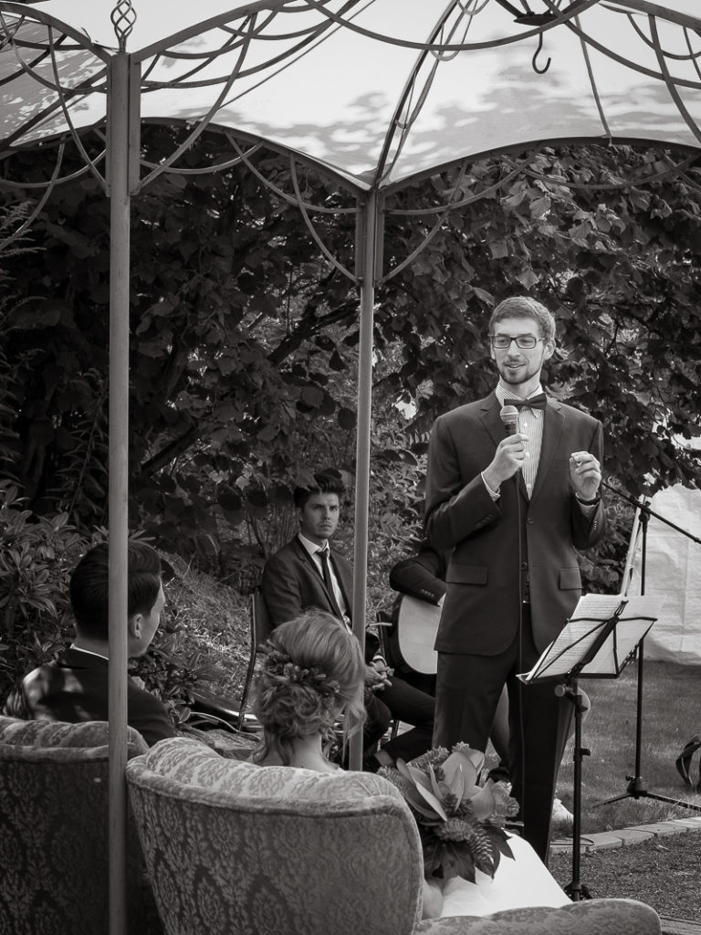 Nachhaltige Gartenhochzeit
