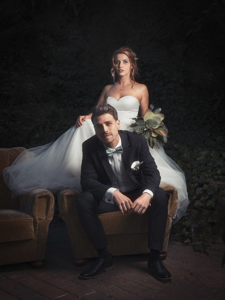 Nachhaltige Gartenhochzeit